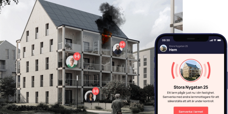 Aneby Bostäder har satsat på uppkopplade brandvarnare i samtliga bostäder.