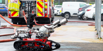 Avenger Firefighting Robot från ICP NewTech.
BILD: KFRS