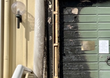 Två bränder på kort tid i Älvsbyns kyrka. Som tur var blev skadorna inte så stora. 
BILD: Sara Bohlin