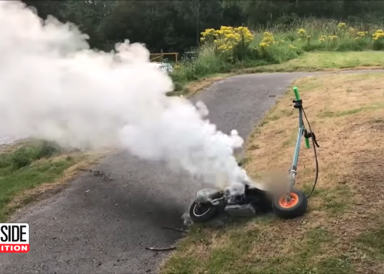 Elsparkcyklar står för de flesta bränderna i elfordon.