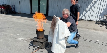 Brian Mailund, chef för Brandteknisk Driftsrådgivning på DBI, uppmuntrar till att skicka anställda på en brandbekämpningskurs. ”Det kan vara avgörande i ett potentiellt ersättningsärende”, säger han.
BILD: Brandogsikring.dk