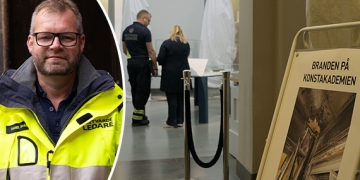 Restvärdeledaren Daniel Svärd larmades tidigt via SOS och såg till att en insats för att rädda konsten kunde organiseras direkt.