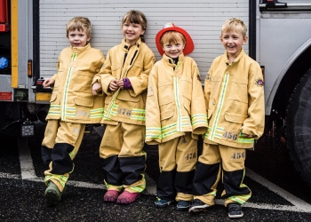Barnen i Lilla Brandpatrullen har koll på alltifrån olika typer av branddetektorer till utrymningsvägar.