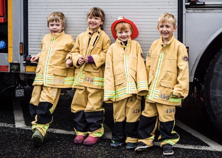 Barnen i Lilla Brandpatrullen har koll på alltifrån olika typer av branddetektorer till utrymningsvägar.